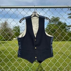Classic Navy Blue Vest